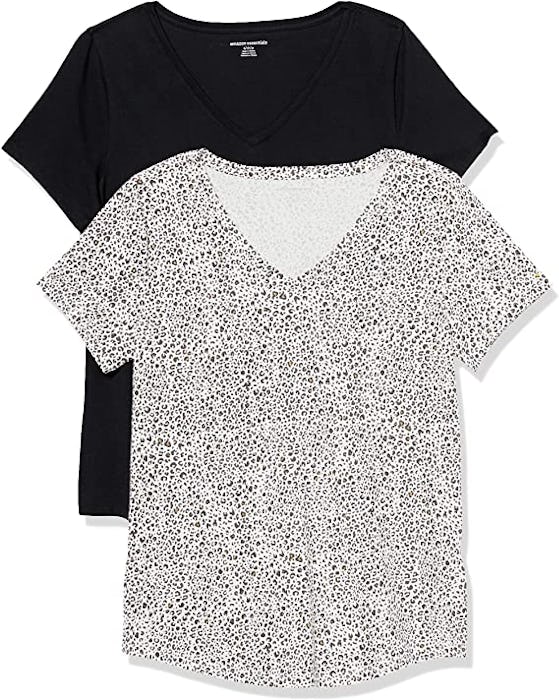 Amazon Essentials Classic-Fit V-Neck T-Shirt (2-Pack)