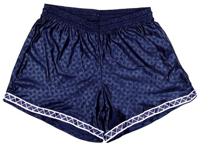 Don Alleson Navy Blue Polyester Triangle Soccer Shorts