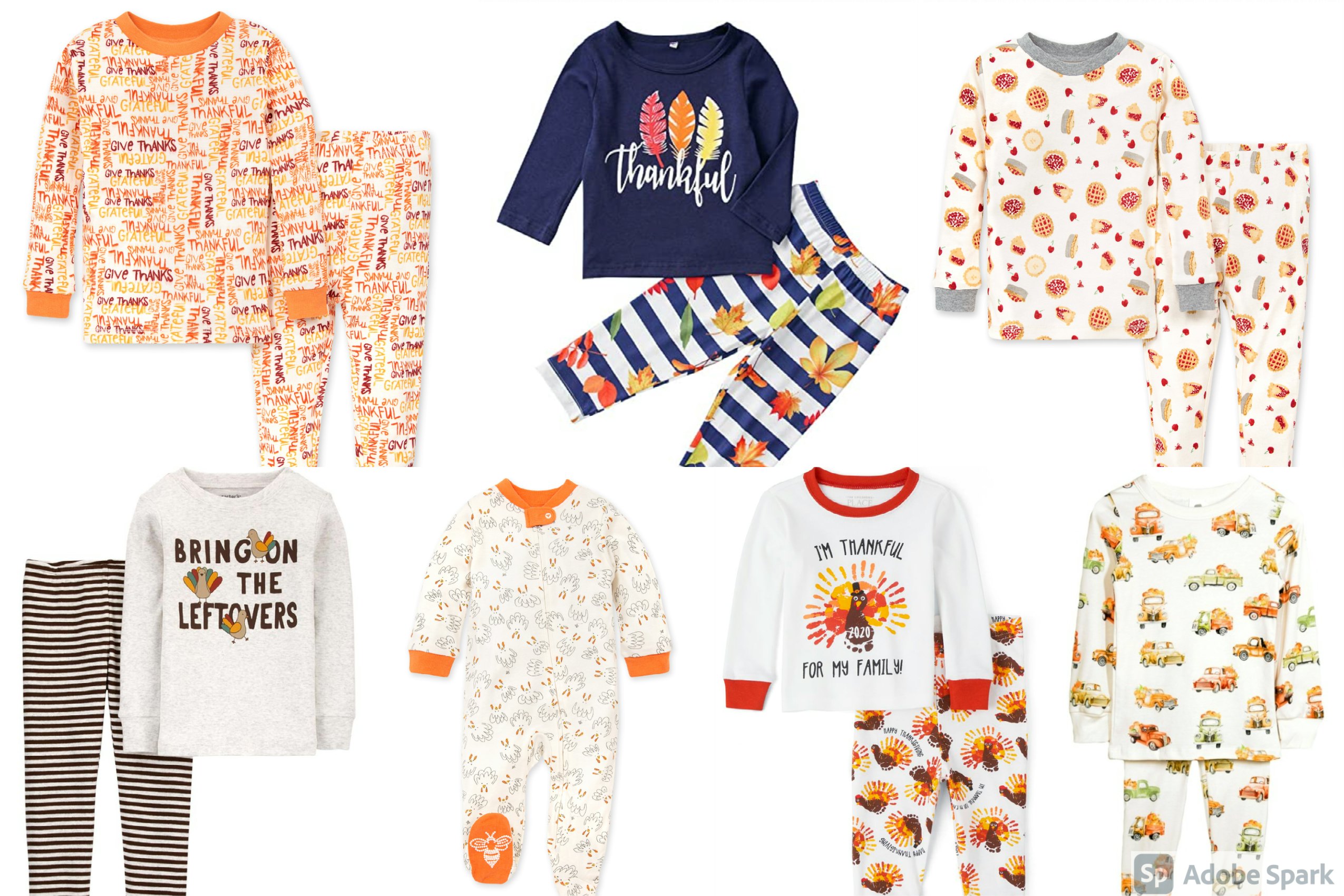 Thanksgiving Pajamas For Kids So They Can Be *Extra* Festive