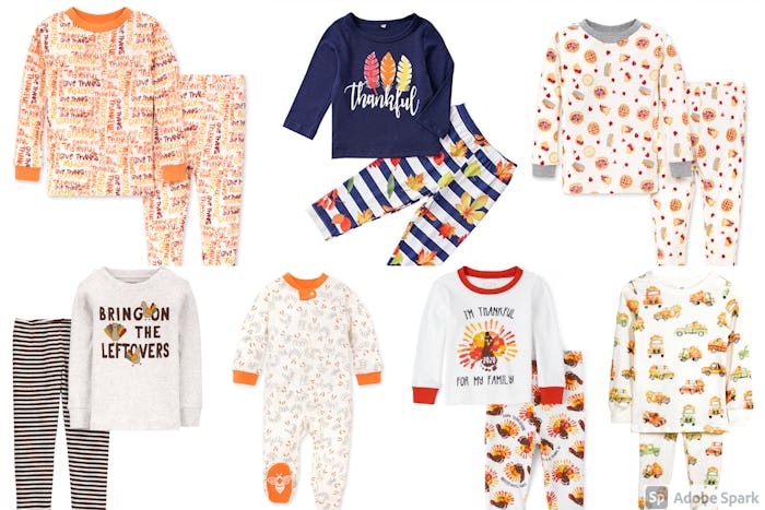 Your little ones can be extra festive on Turkey Day with these Thanksgiving pajamas for kids. 
