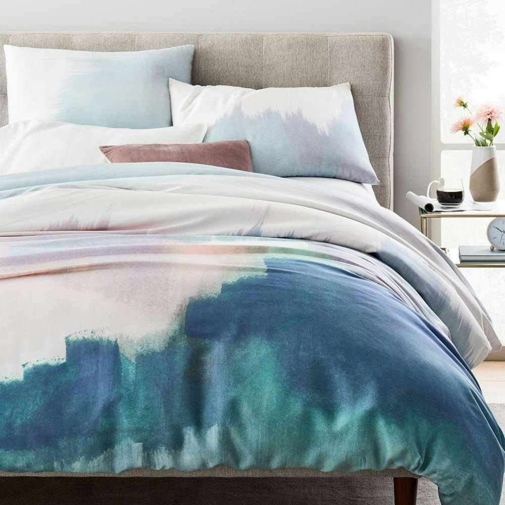 TENCEL™ Abstract Landscape Duvet Cover & Pillowcases