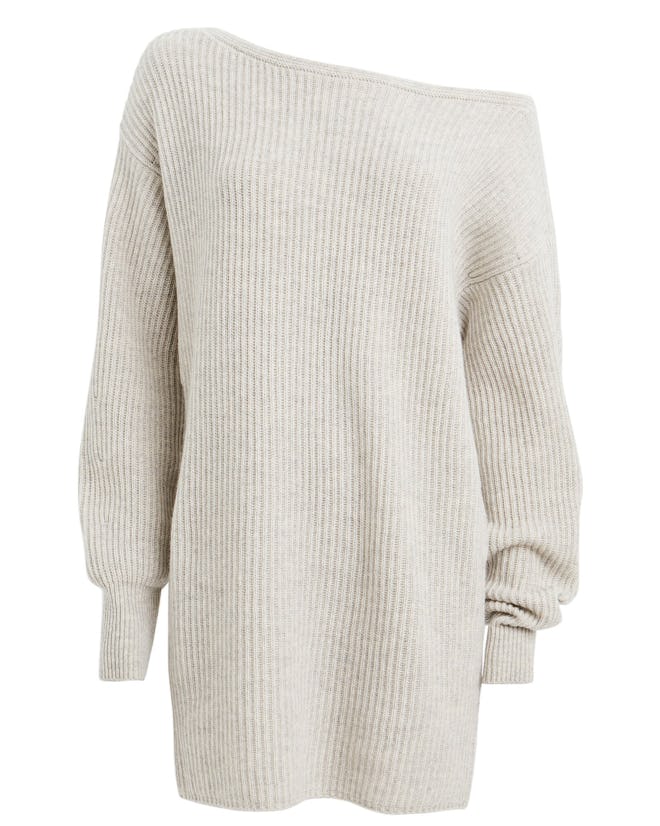 Intermix Jackie Wool-Cashmere Sweater Dress