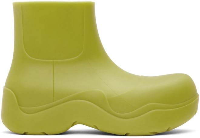 Green Matte BV Puddle Boots