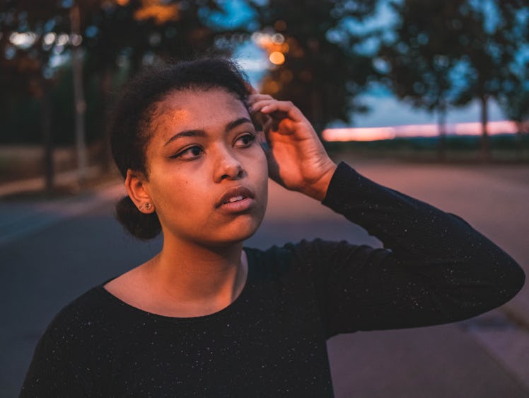 Sad young woman