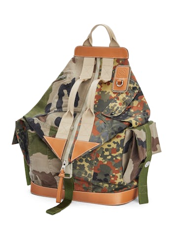 Eye/Loewe/Nature Patchwork Camo Backpack
