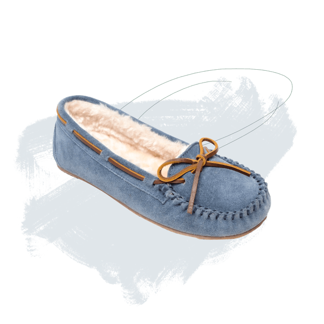 Ashland Faux Suede Women's Moccasin Slipper 