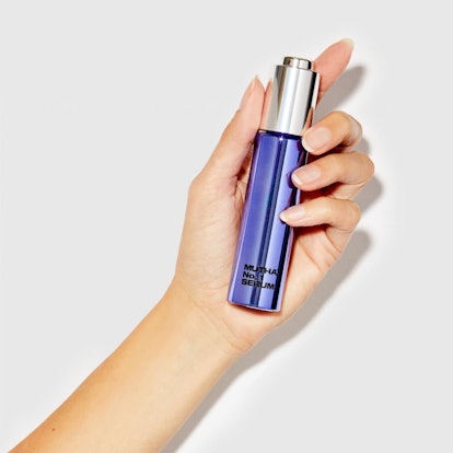 New Mutha Skin Care Products: No.1 Serum held in model's hand.