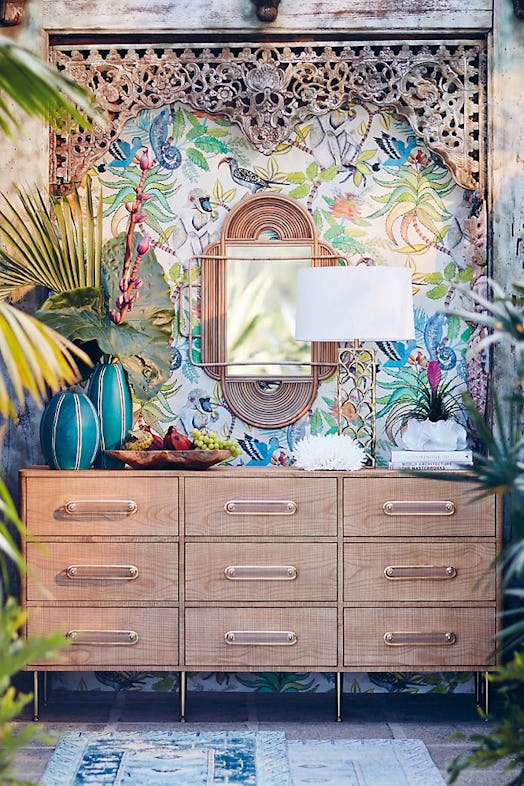 Anthropologie is a recommended as one of the best places to buy wallpaper online by many designers