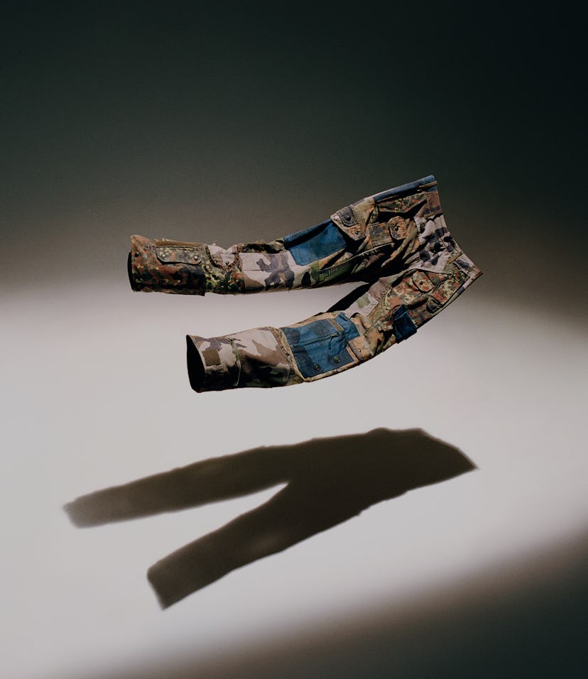 Loewe Patchwork Camo Cargo Pants