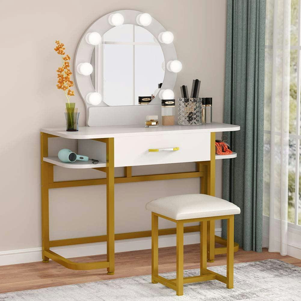 The 8 Best Makeup Vanities With Storage