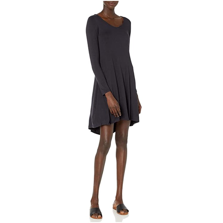 Daily Ritual Long Sleeve V-Neck Dress