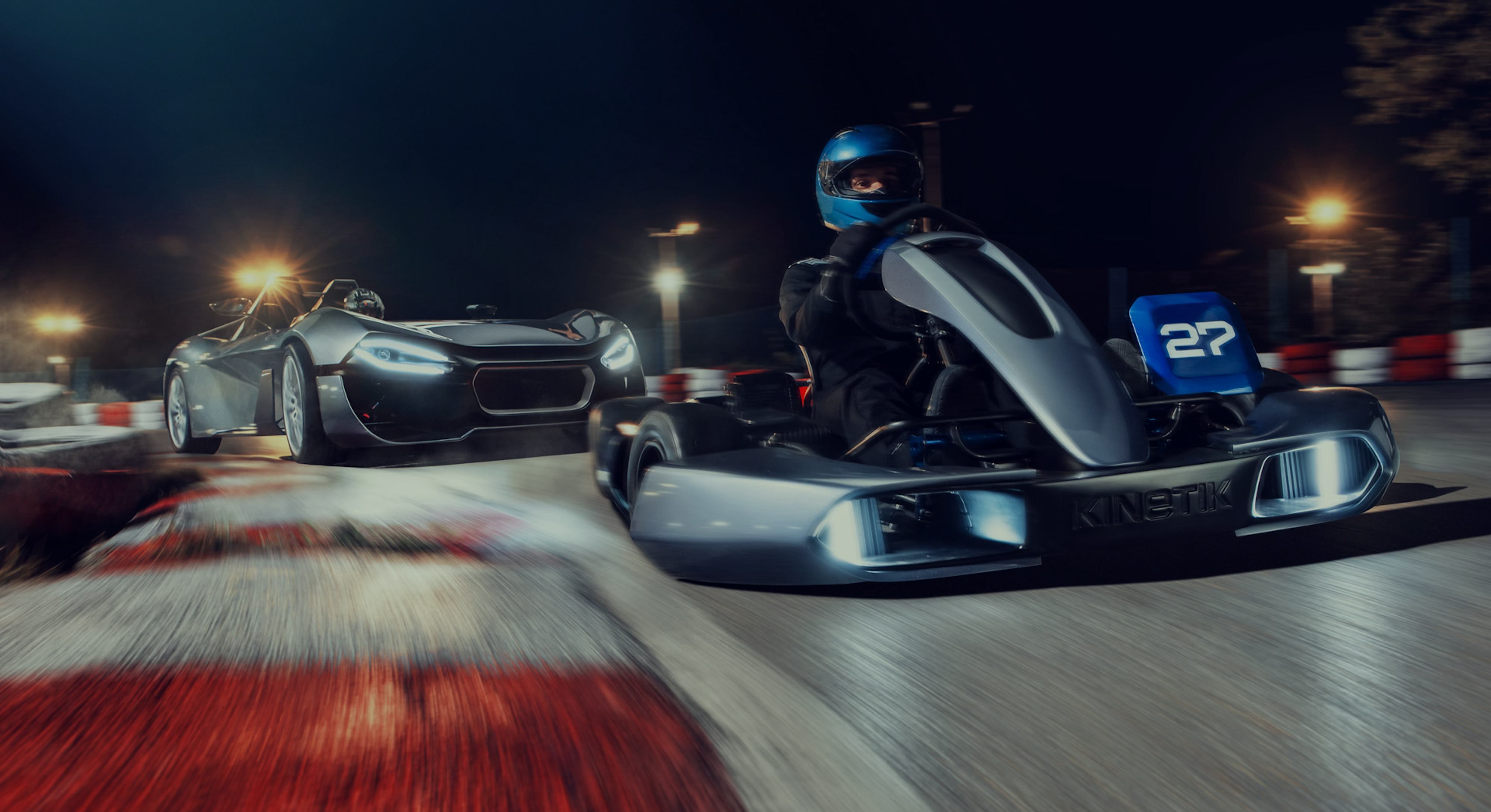 This lightning-fast electric go-kart tops out at 60 mph