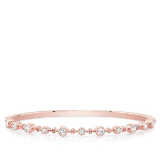 Forevermark Tribute™ Collection Diamond Bangle in 18K Rose Gold
