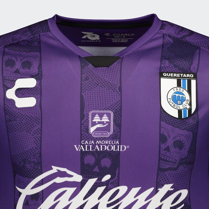 Charly "Dia de Muertos" soccer jersey.