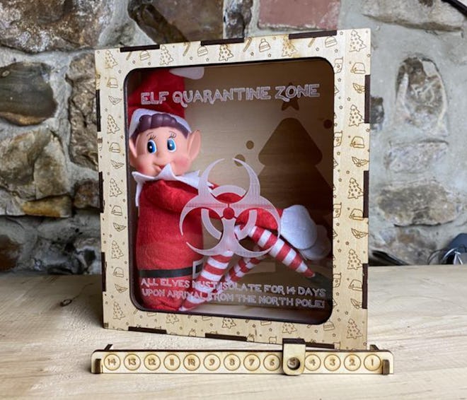Elf On The Shelf Coronavirus/COVID Isolation Quarantine Box