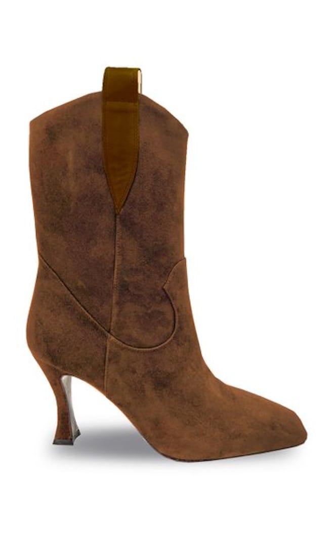 Sophia Chain Suede Boots