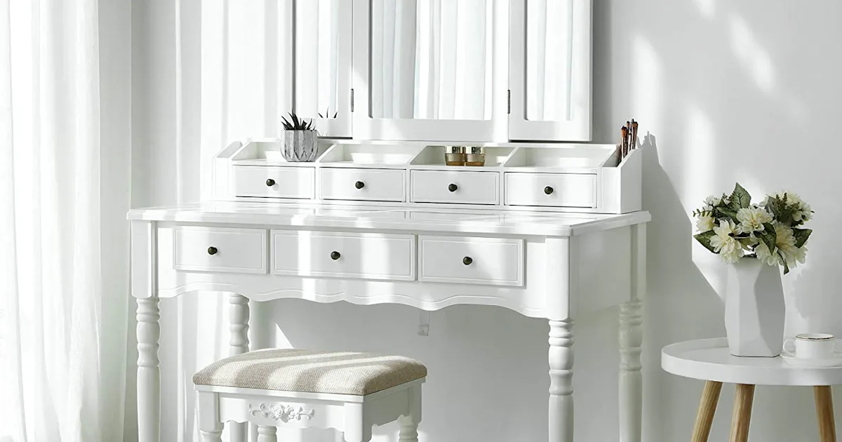 The 8 Best Makeup Vanities With Storage