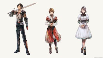 final fantasy 16 cahracters clive joshua jill