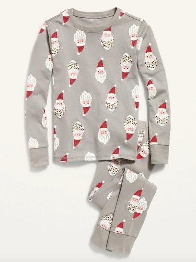 Gender-Neutral Graphic Pajama Tee & Pajama Pants Set for Kids