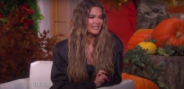 Khloe Kardashian appears on The Ellen DeGeneres Show.