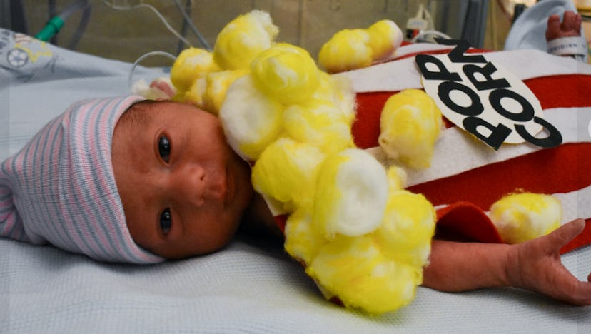 NICU babies are charming the internet in their creative Halloween costumes.