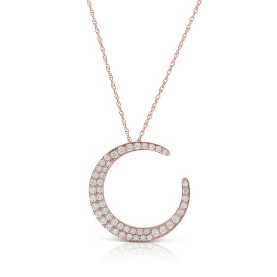 HOPECIRCLE Diamond Pendant in 14K Rose Gold
