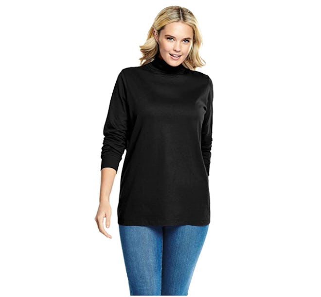 Woman Within Plus Size Turtleneck Top