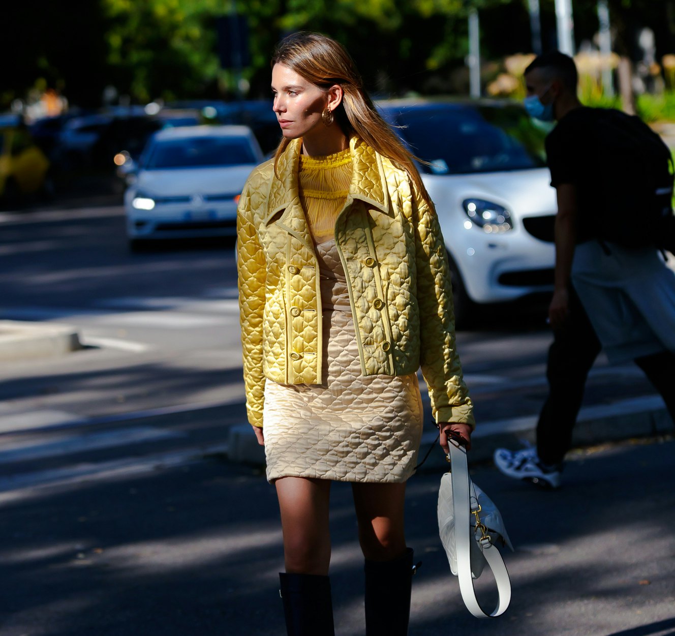 Semana da moda Milão: Combo bralette + blazer
