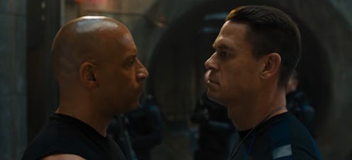 Vin Diesel as Dominic Toretto & John Cena as Jakob Toretto in 'F9'