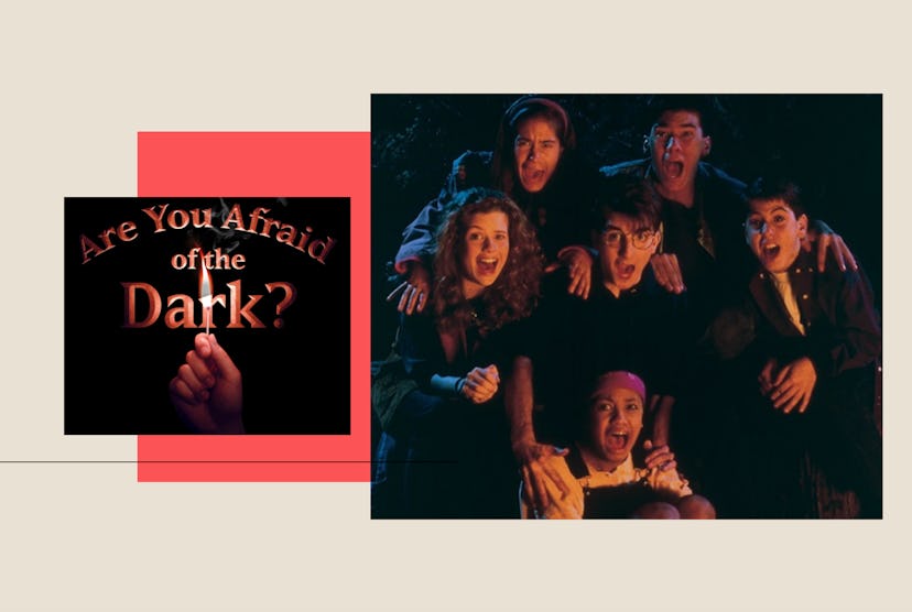The title card and Midnight Gang from 'Are You Afraid of the Dark?'