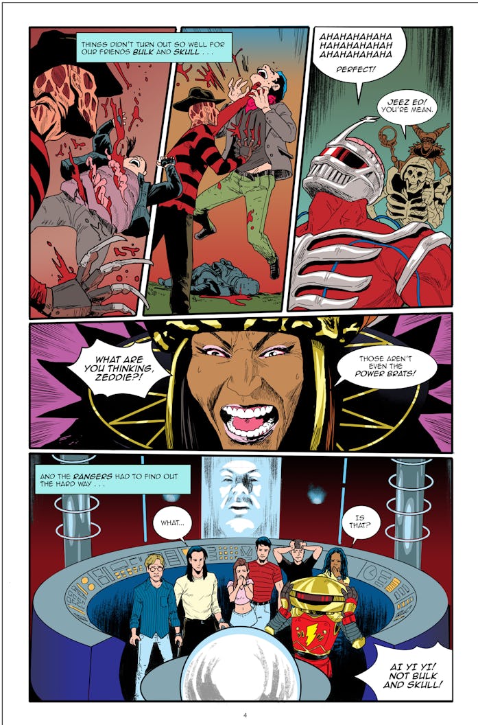 Power Rangers vs. Freddy Krueger is the best 'Elm Street' story in decades
