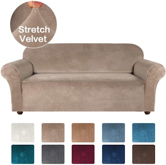 Turquoize Store Velvet Sofa Slipcover 