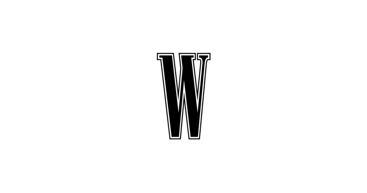 W Magazine logo on a white background