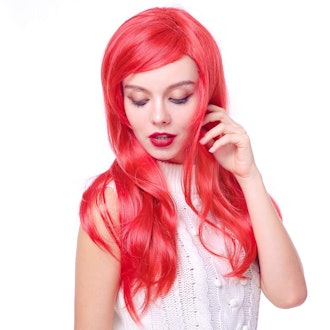 Women's Red Wig, 28 Inches
