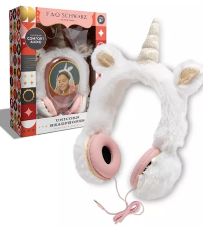 FAO Schwarz Mythical Musical Unicorn Wired Kids' Headphones
