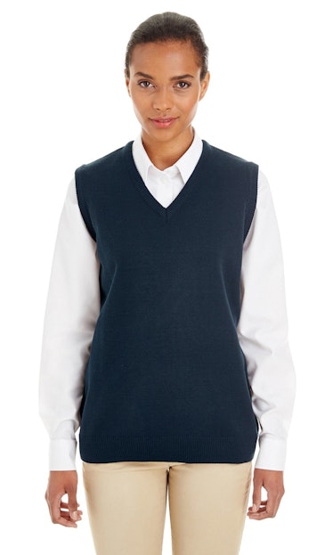 The Harriton Ladies Pilbloc V-Neck Sweater Vest