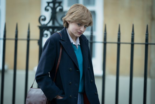 Emma Corrin stars as Princess Diana in The Crown Season 4.