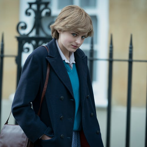 Emma Corrin stars as Princess Diana in The Crown Season 4.