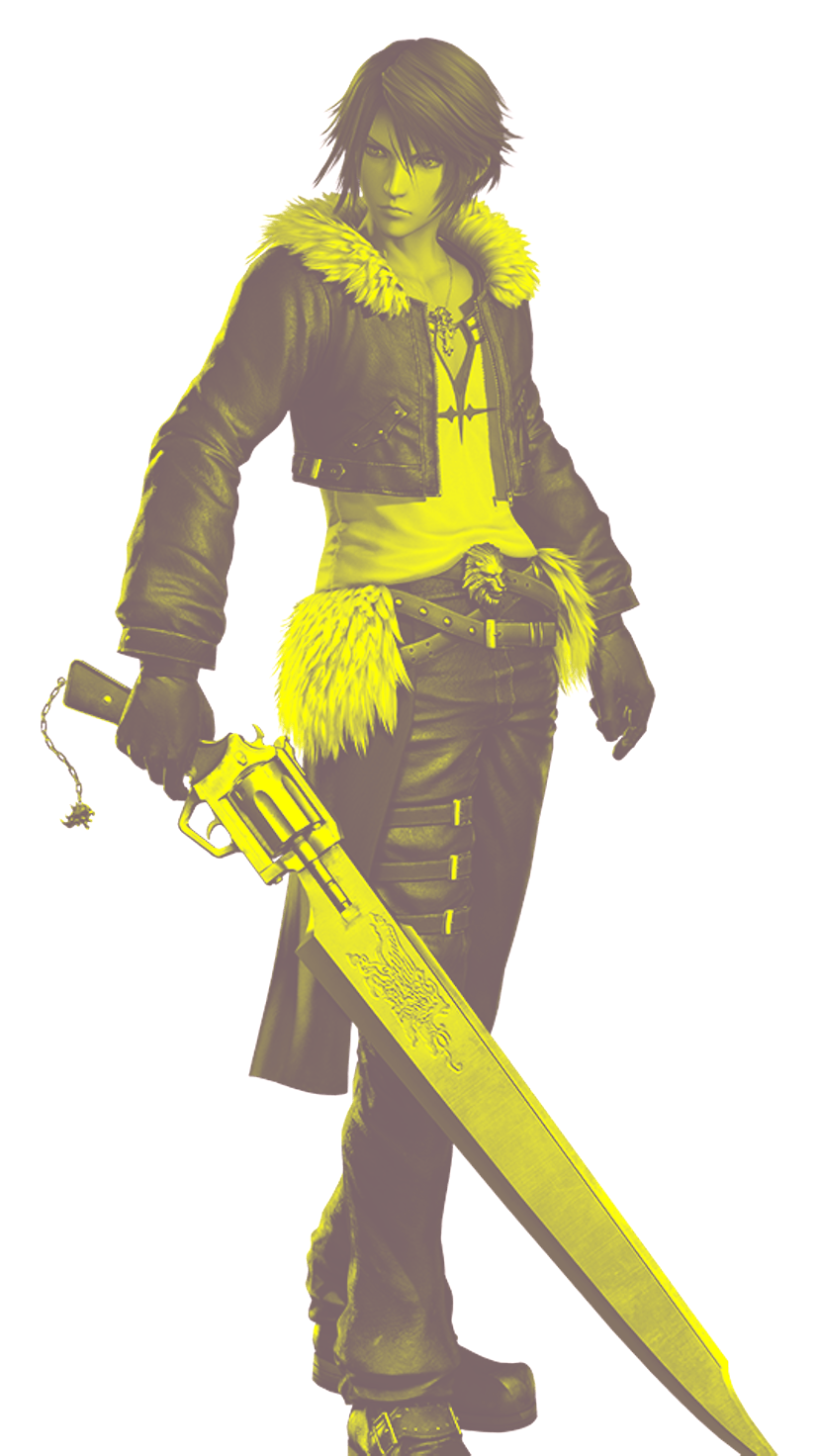 squall from final fantasy VIII