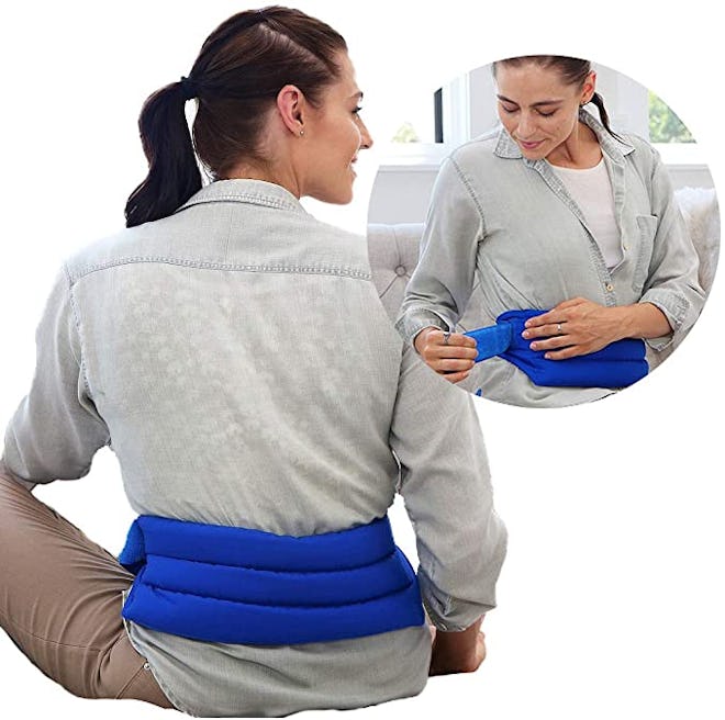 My Heating Pad Microwavable Back Pack with Full Waist Wrap