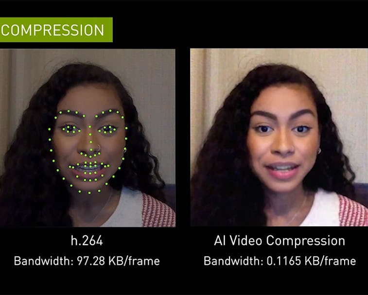 NVIDIA Maxine is a cloud-based suite of video chatting tools.