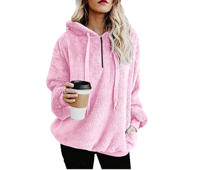 Yanekop Fuzzy Oversized Hoodie