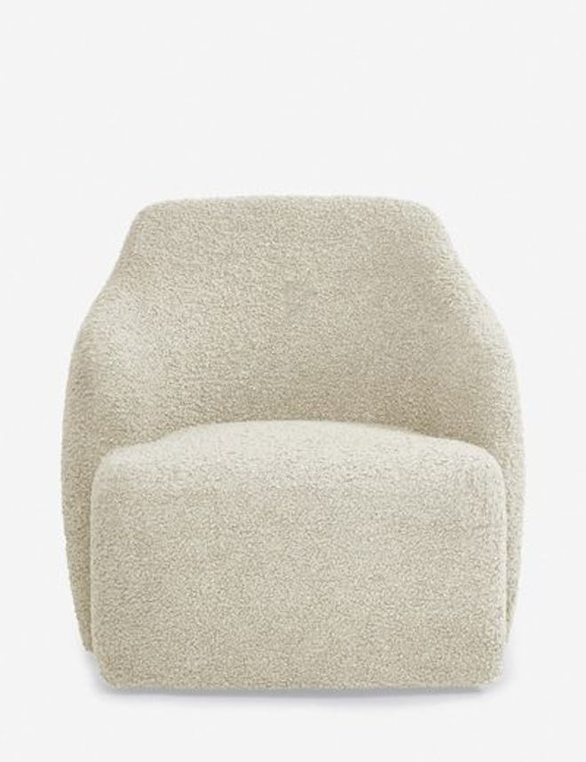 Tobi Swivel Chair, Cream