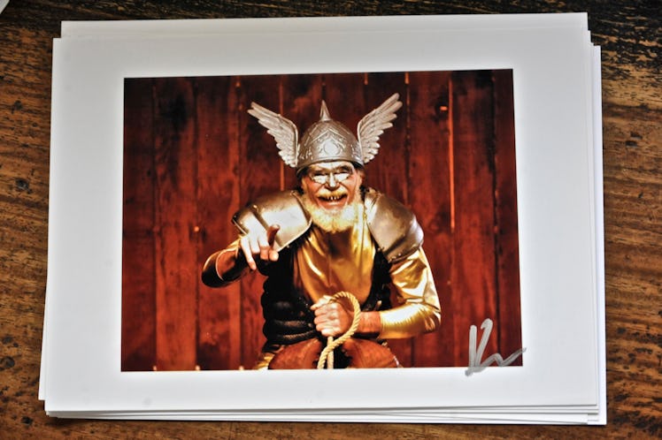 A man in a Viking costume in Kryptonite music video
