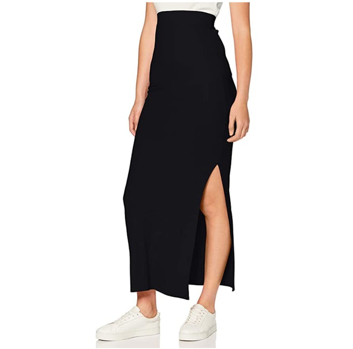 Meraki Ribbed Maxi Skirt