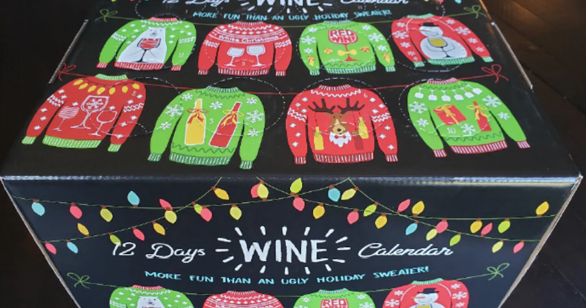 The Sam s Club Wine Advent Calendar Is Back For Ugly Sweater Weather Season The Sam s Club Wine Advent Calendar Is Back For Ugly Sweater Weather Season
