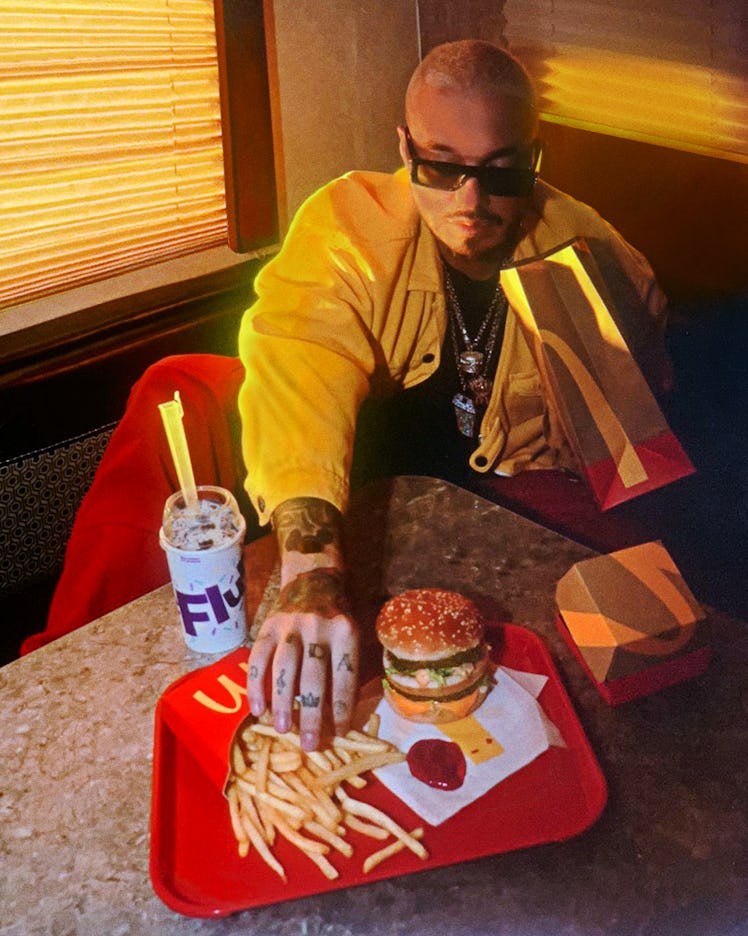 The McDonald's J Balvin meal includes a sweet treat.