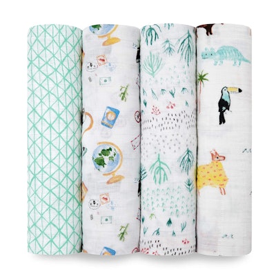 Amazon aden + anais Swaddle Blanket (4-Pack)