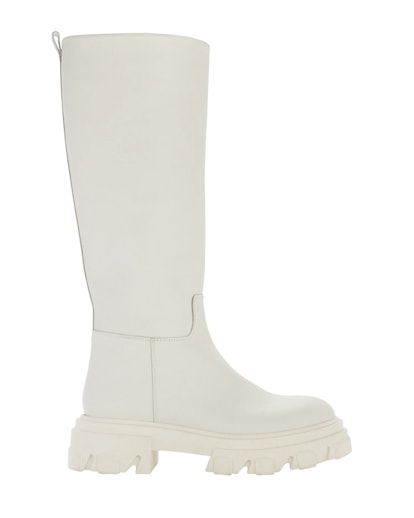 Tubular Knee-High Combat Boots