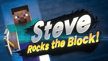 Smash Ultimate Steve From Minecraft Could Destroy Most Of The Roster